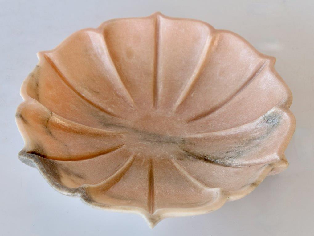 Lotus Pink Marble Bowl